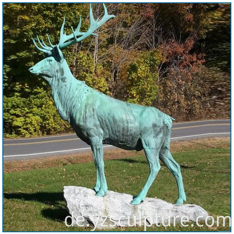 bronze elk sculpture